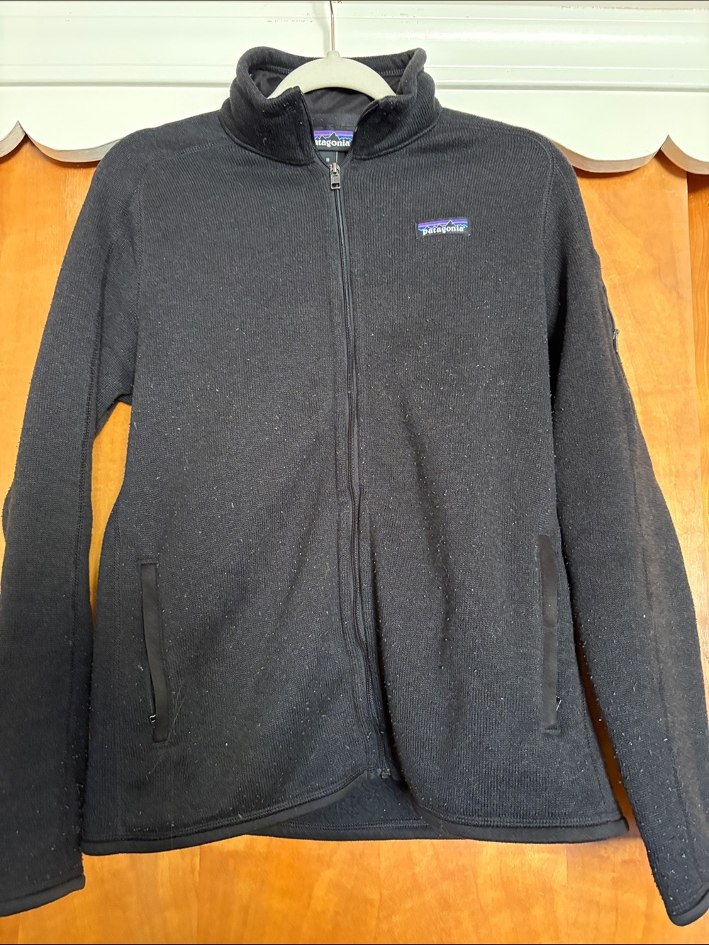 Patagonia Black Full-Zip Lightweight Fleece Jacket